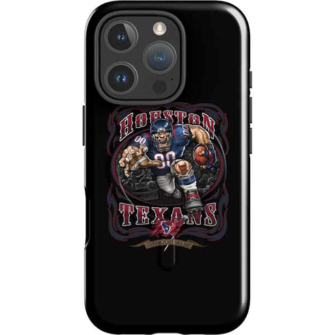 Liquid Blue NFL Houston Texans Running Back iPhone 16 Pro Magsafe Impact Case